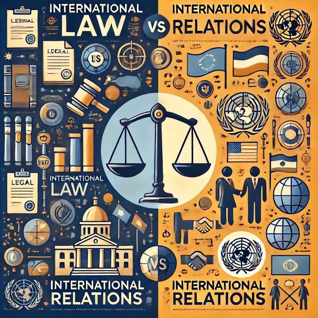 تفاوت رشته حقوق بین الملل و روابط بین الملل