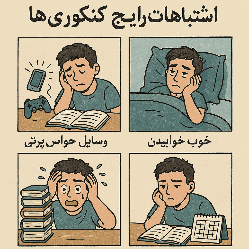 اشتباهات رایج کنکوری ها