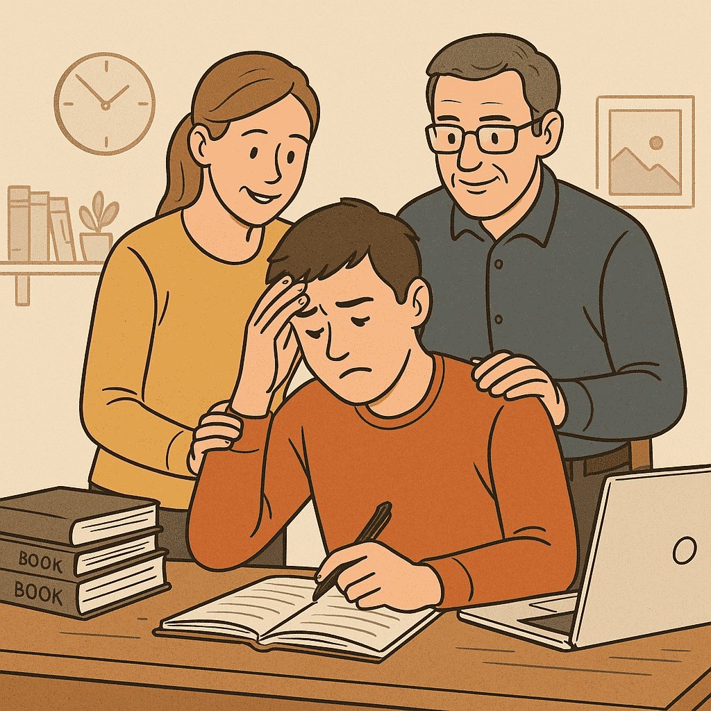 نقش والدین در موفقیت کنکور