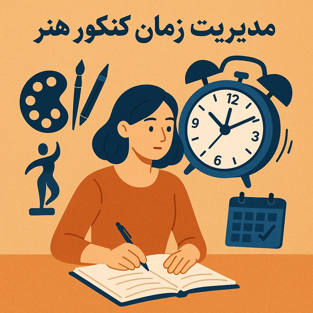 مدیریت زمان کنکور هنر