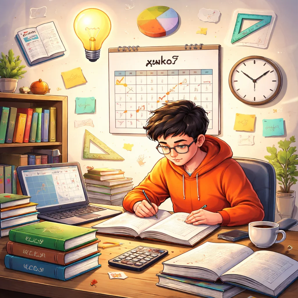 برنامه ریزی خودخوان کنکور ریاضی