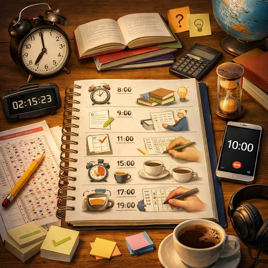 برنامه روزانه تست زنی